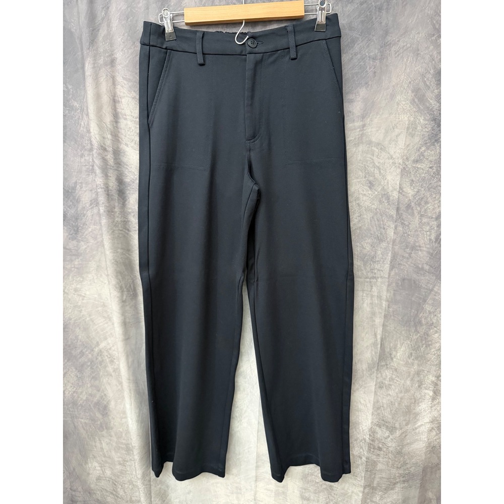 KUT from the Kloth Black Utility Straight Leg Elastic Back Pants Size 6